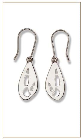 Kangaroo footprint earrings - Bushpints