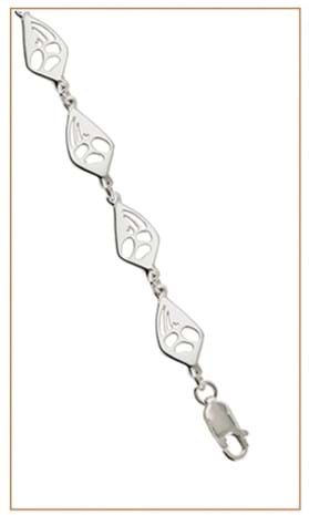 Echidna footprint bracelet - Bushprints Jewellery