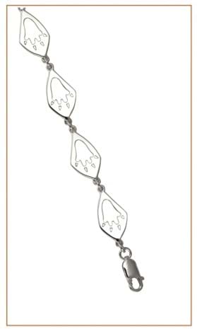Crocodile print bracelet - Bushprints Jewellery