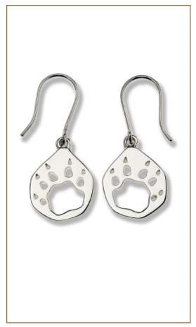 Australian gifts & souvenirs: Tasmanian Devil Print Earrings