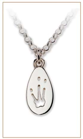 Bilby footprint necklace by Bushprints