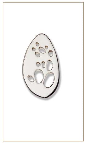 Possum silver hat-tie-lapel pin